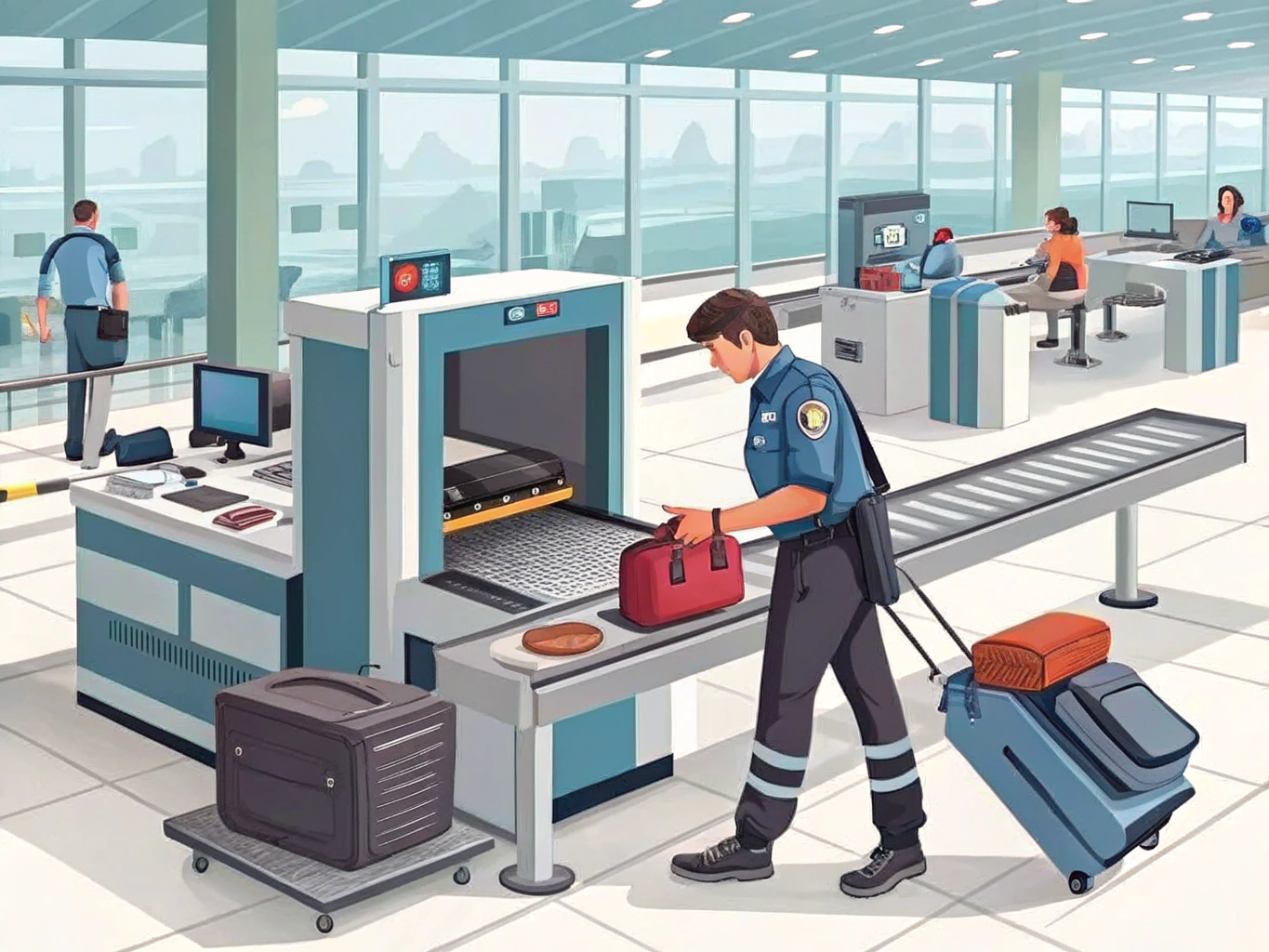 Airport Baggage Screener Job Description