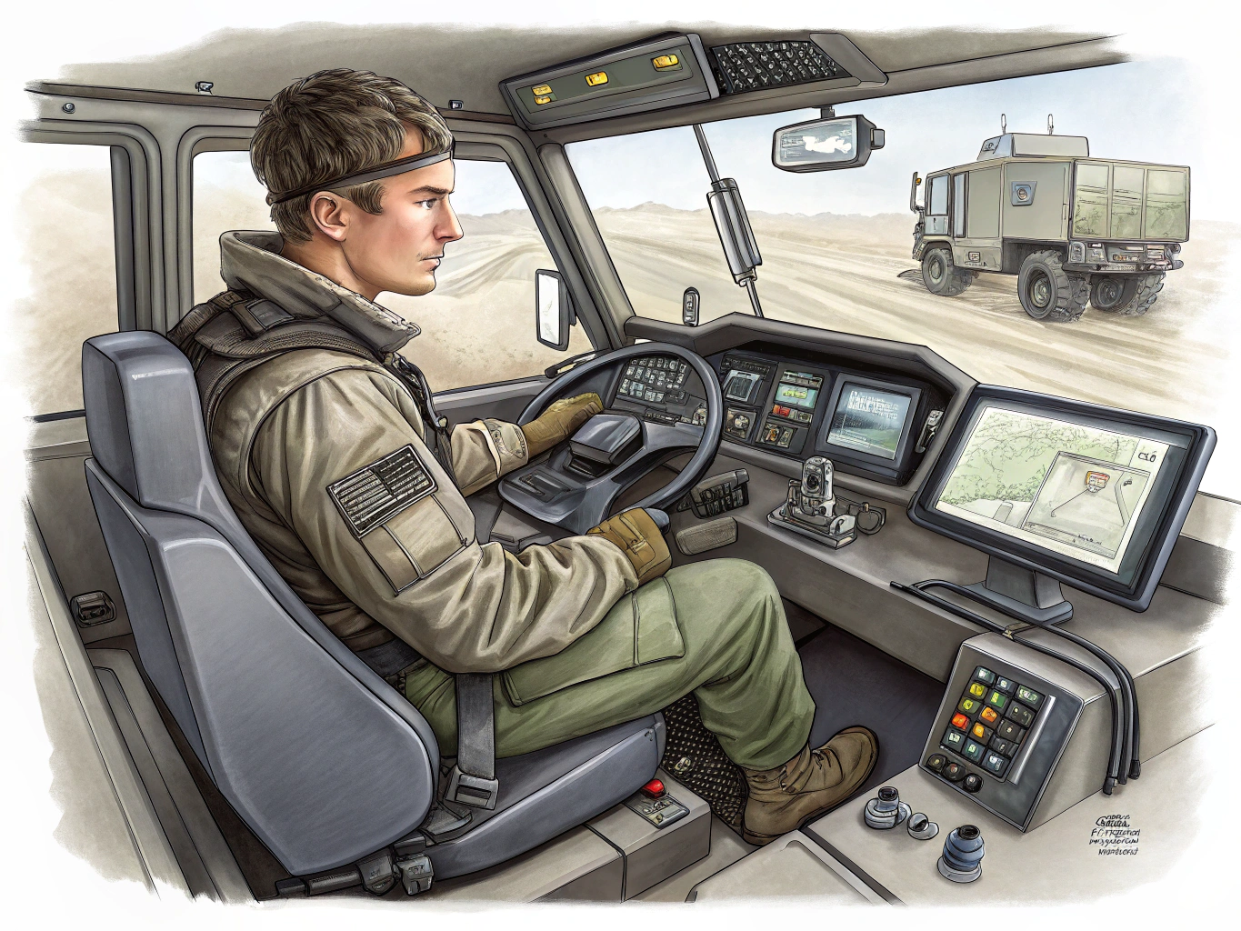 Armor Reconnaissance Vehicle Driver Job Description