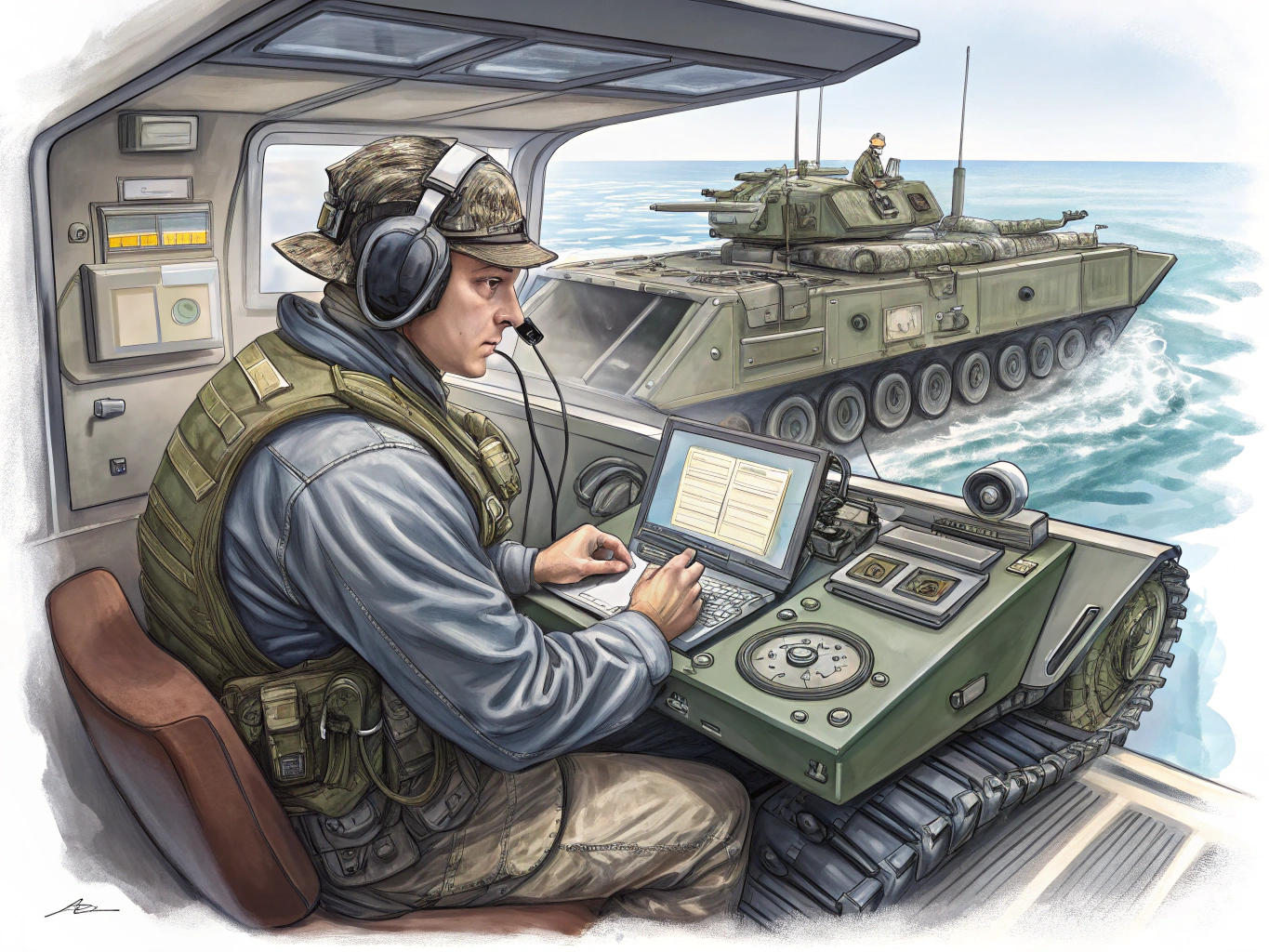 Assault Amphibious Vehicle (Aav) Crewman Job Description