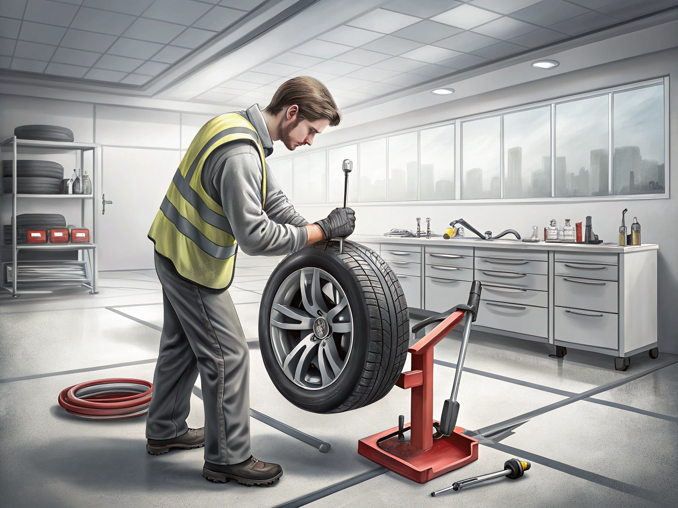 Auto Tire Worker Job Description