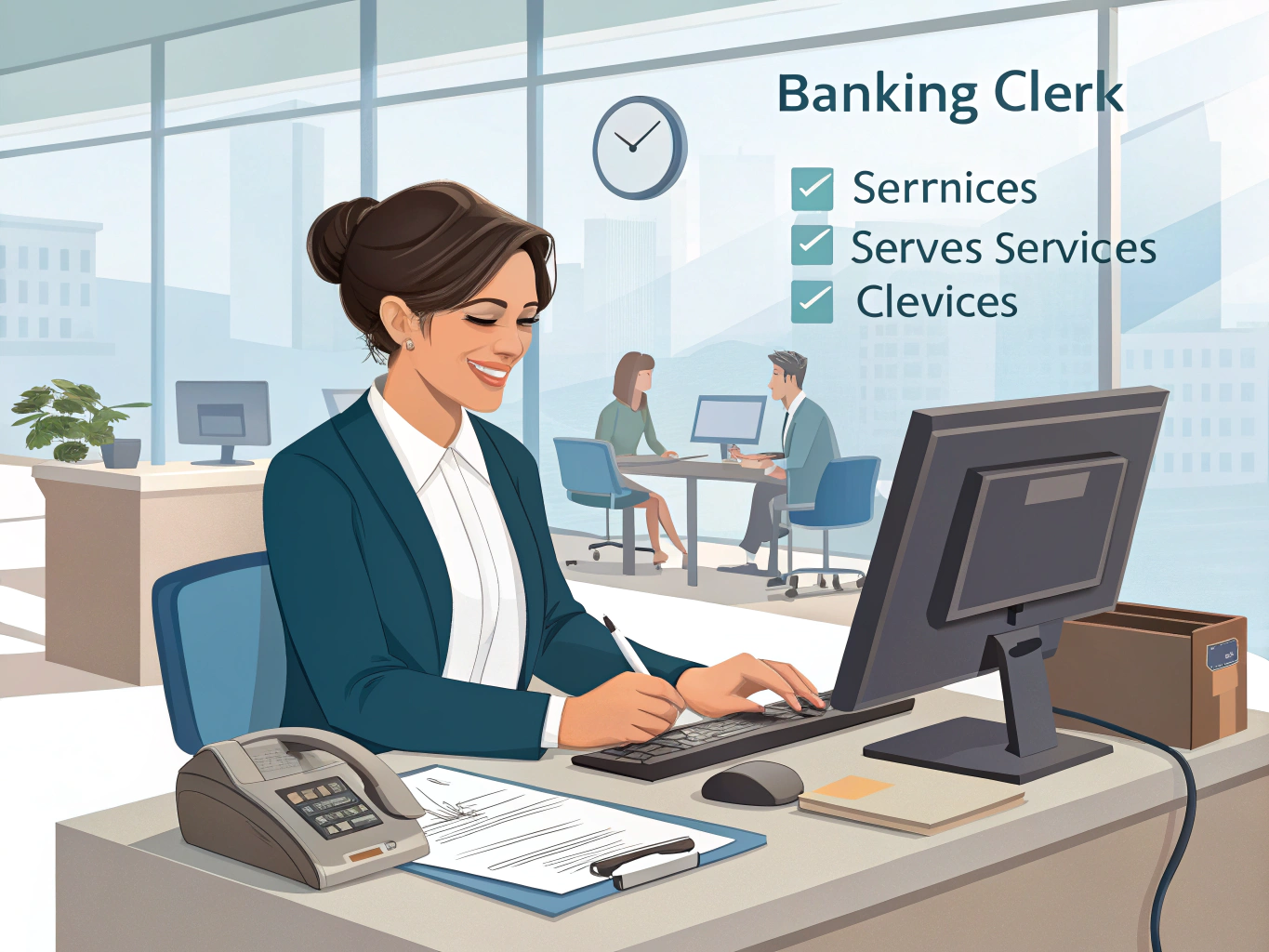 Banking Services Clerk Job Description