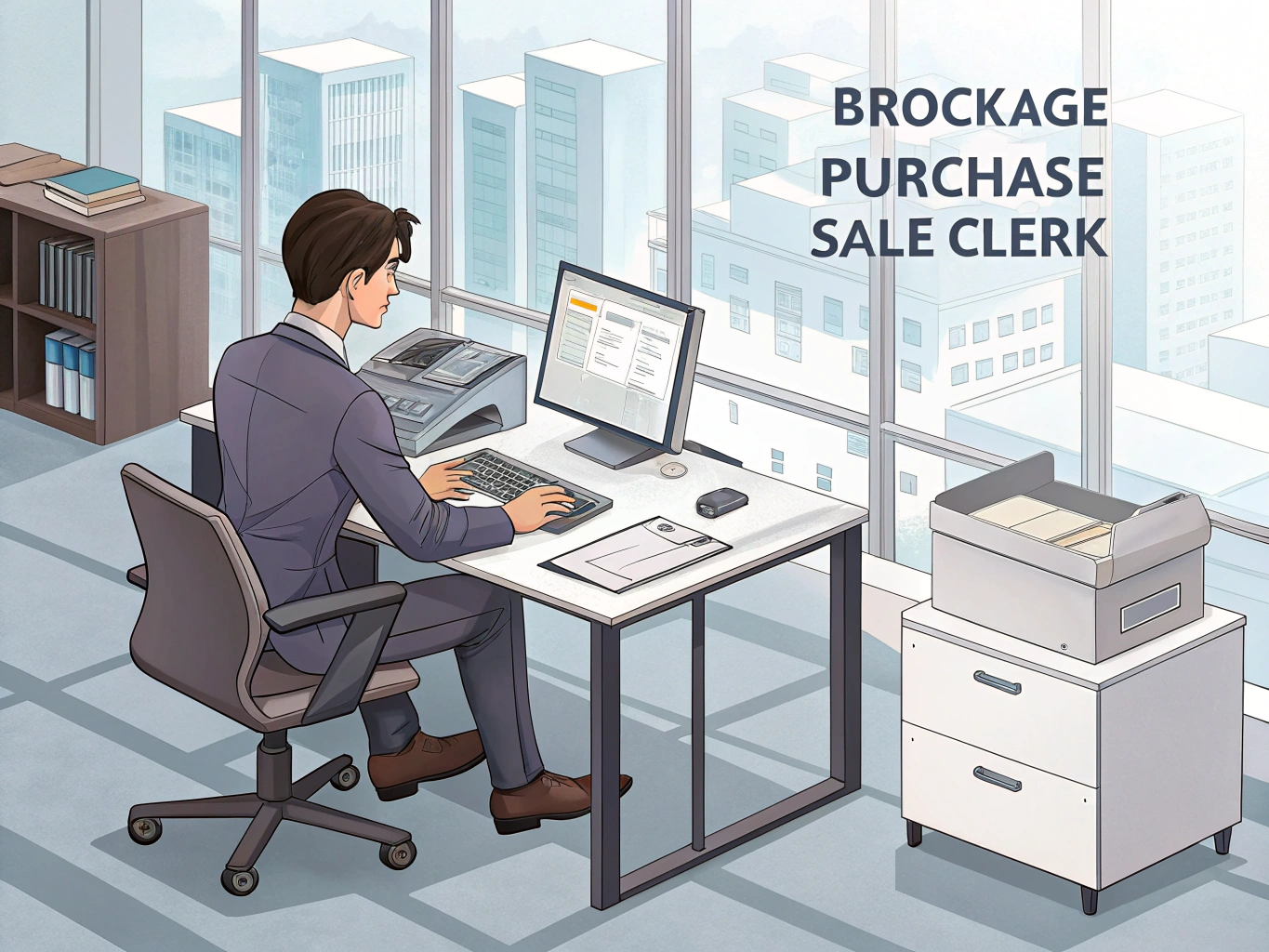 Brokerage Purchase-and-Sale Clerk Job Description