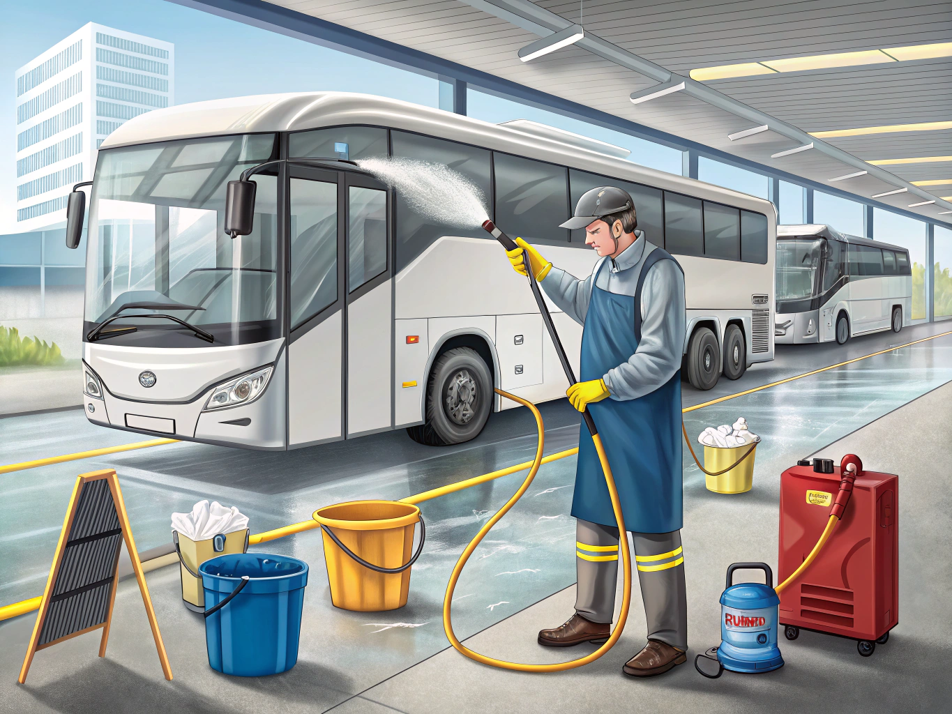 Bus Washer Job Description