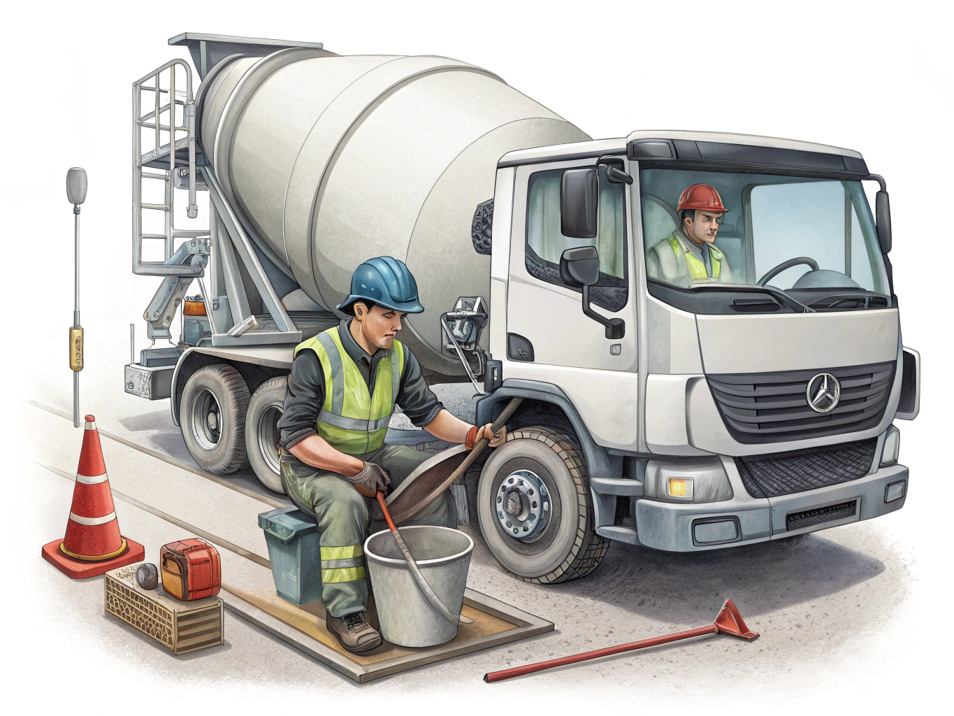 Concrete Mixer Driver Job Description