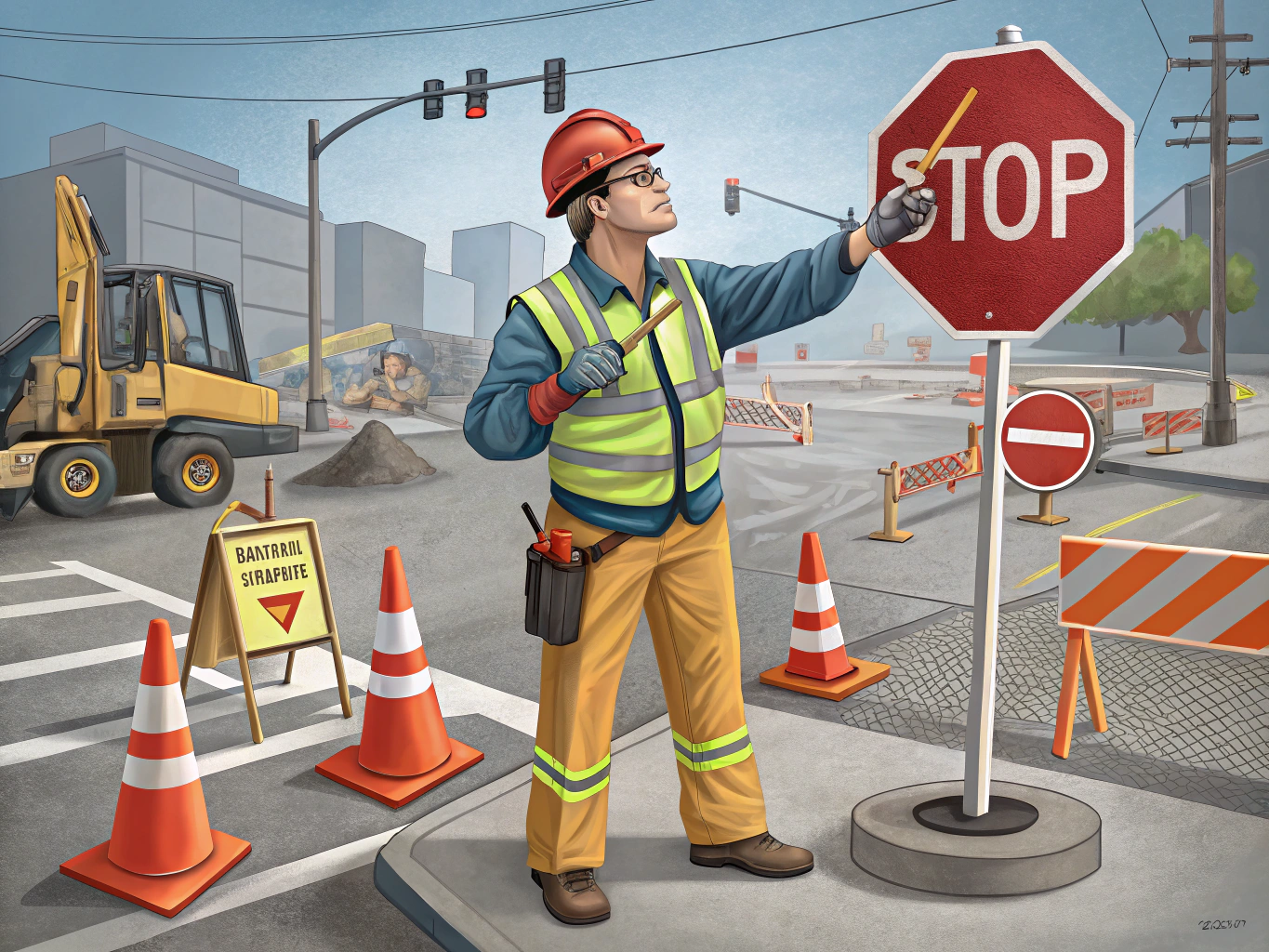 Construction Site Crossing Guard Job Description