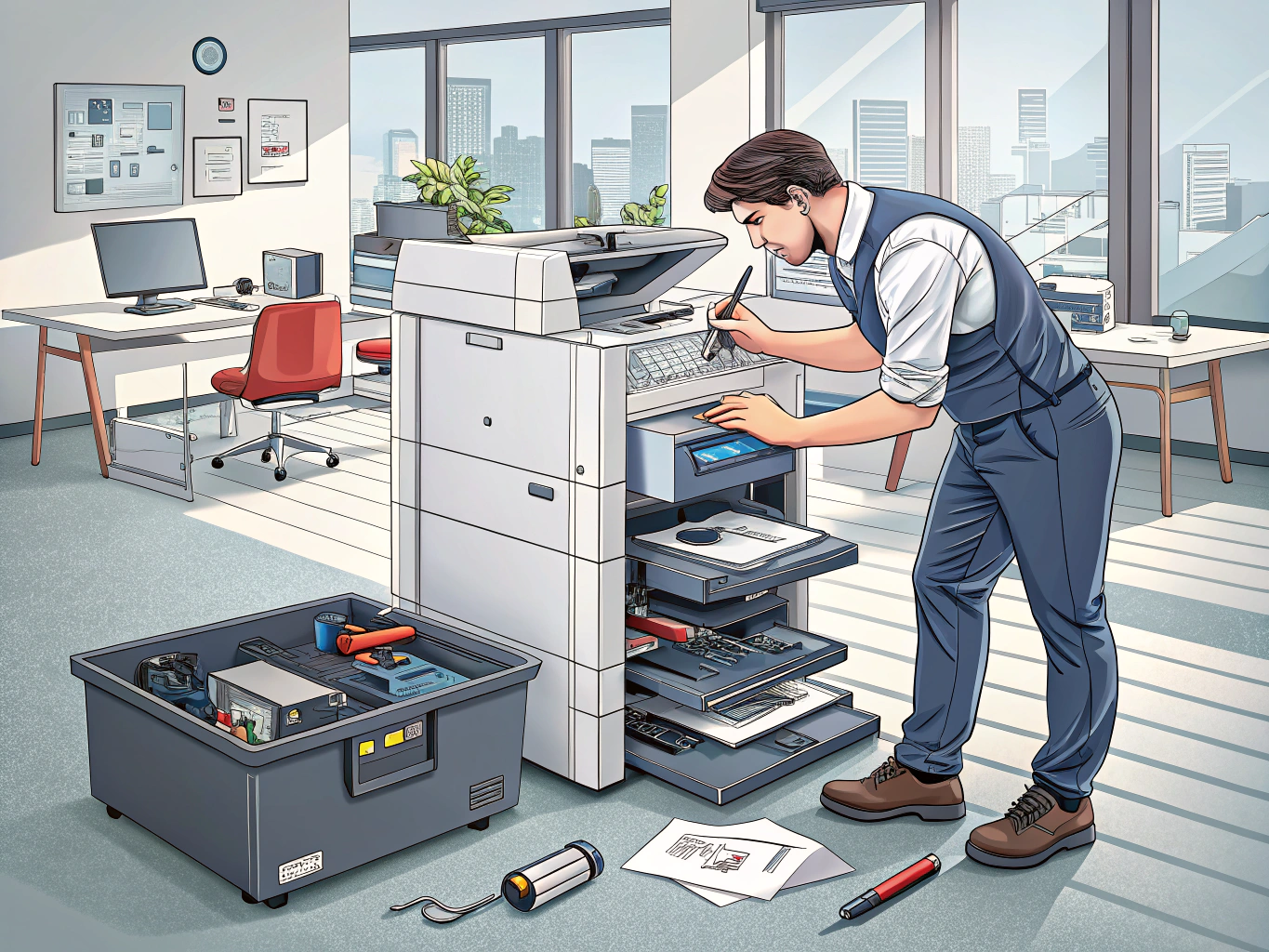 Copier Technician Job Description