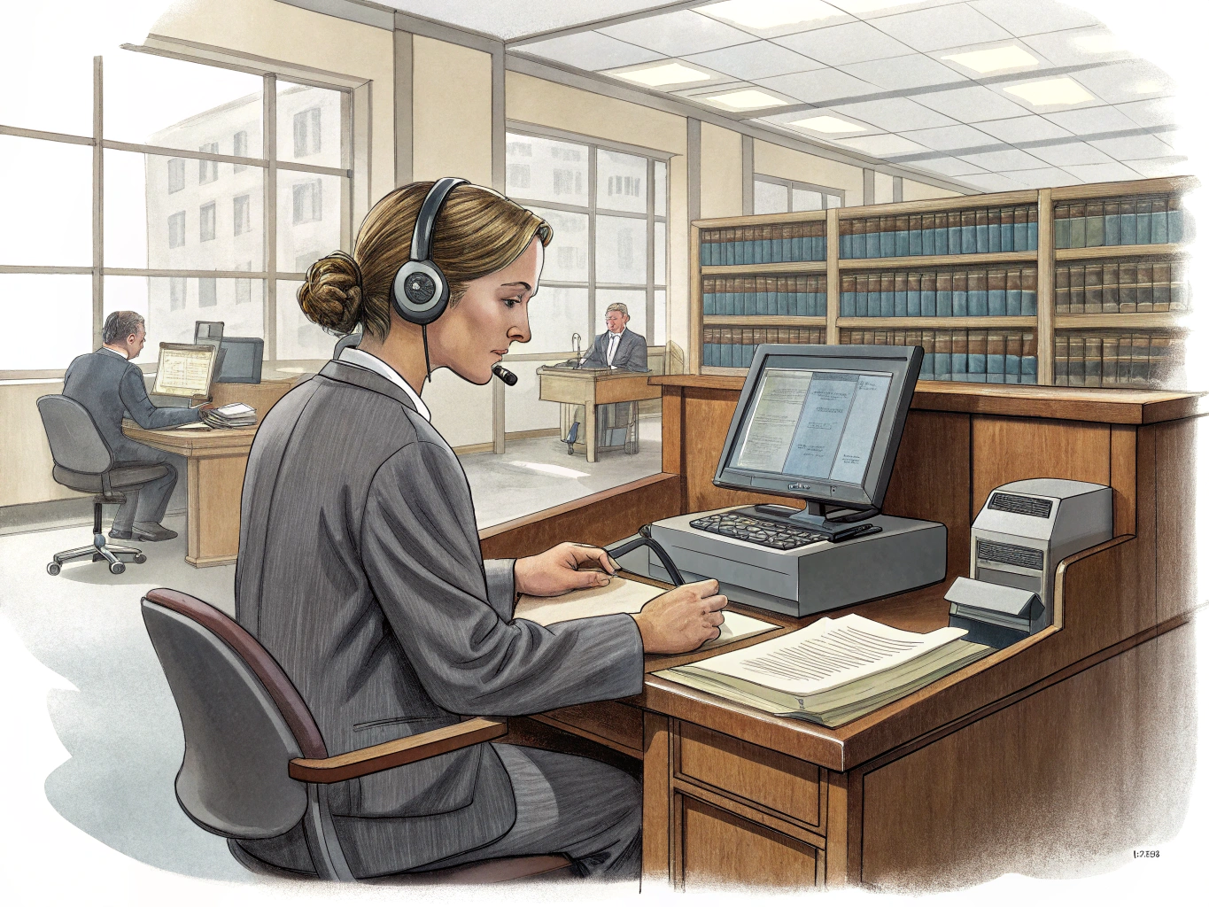 Court Transcriber Job Description