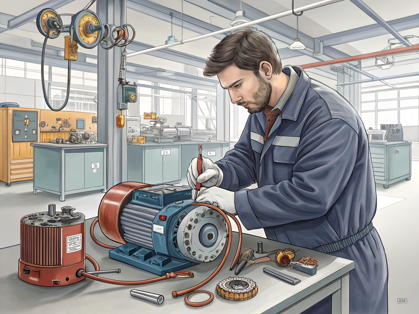 Electric Motor Rewinder Job Description