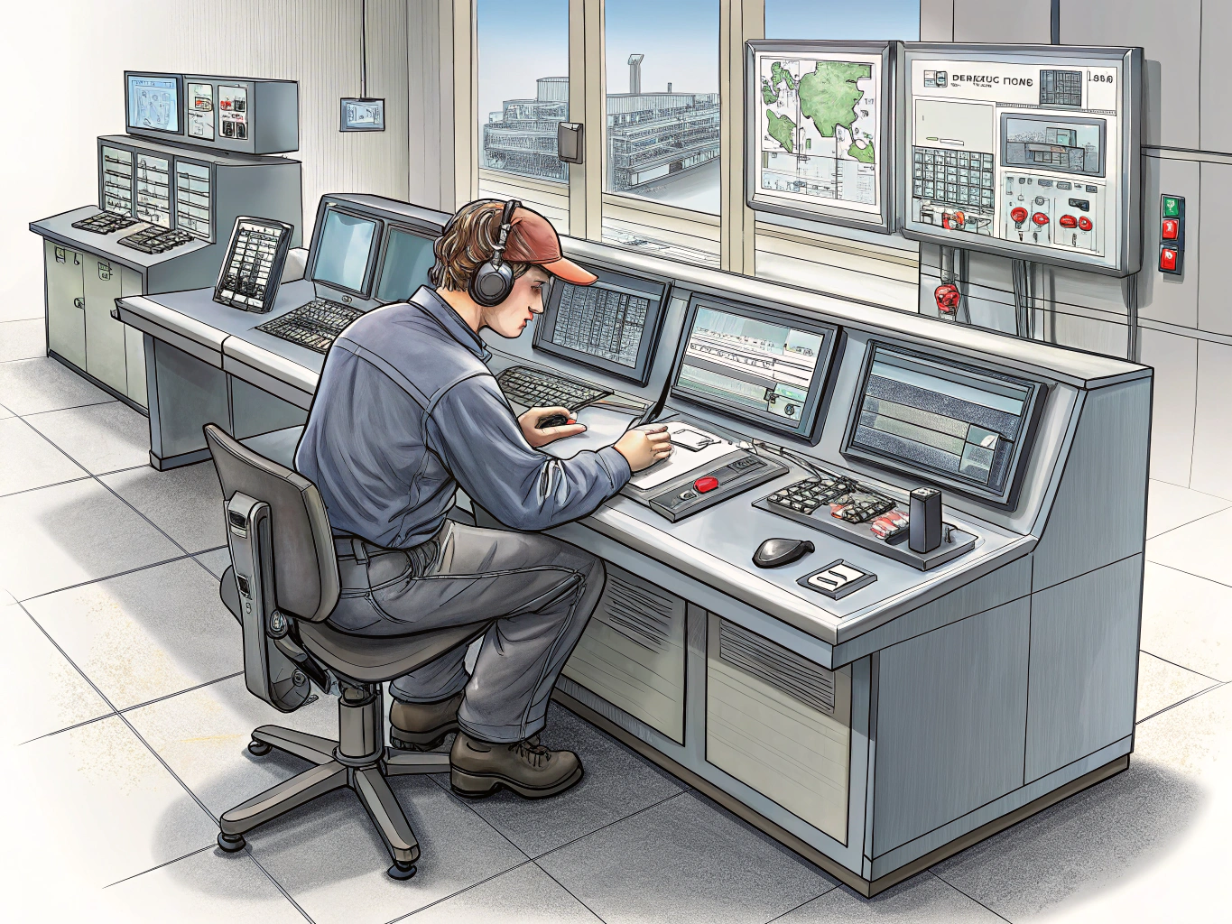 Electronic Console Display Operator Job Description