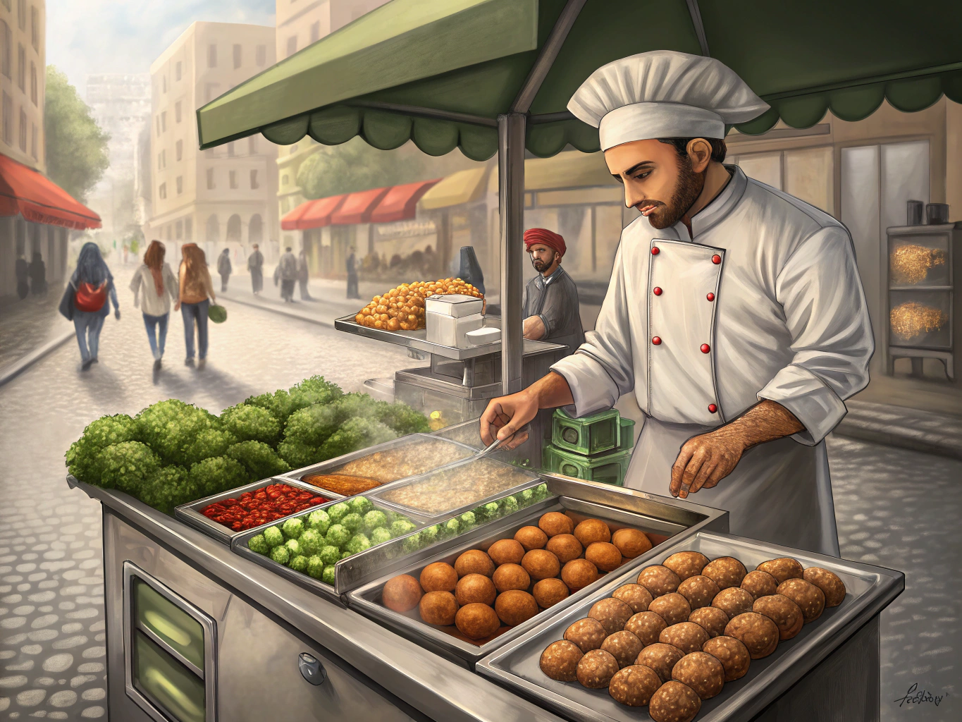 Falafel Cart Cook Job Description