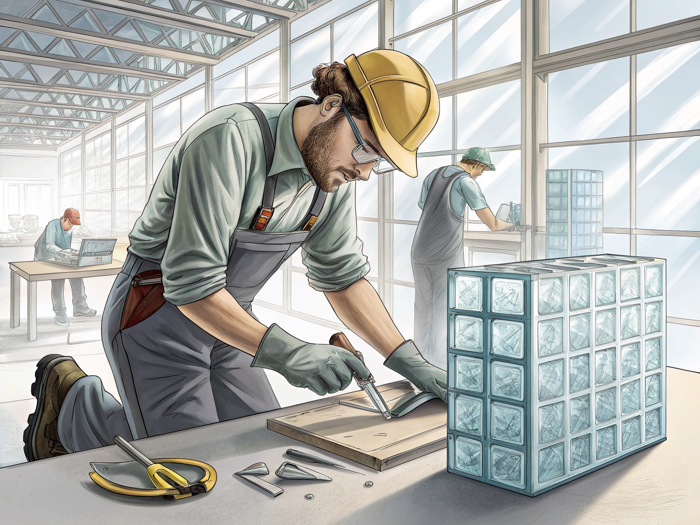 Glass Block Bender Job Description