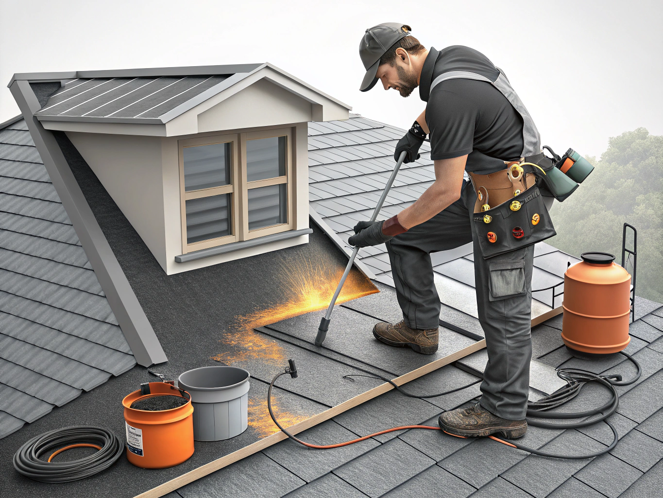 Hot Tar Roofer Job Description