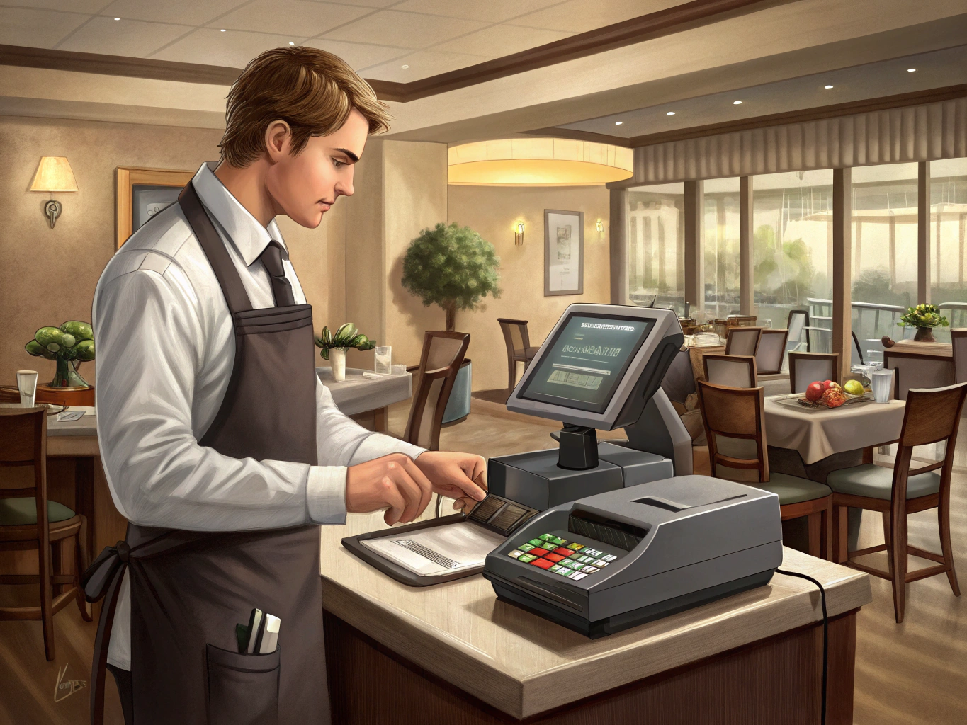 Hotel Dining Room Cashier Job Description