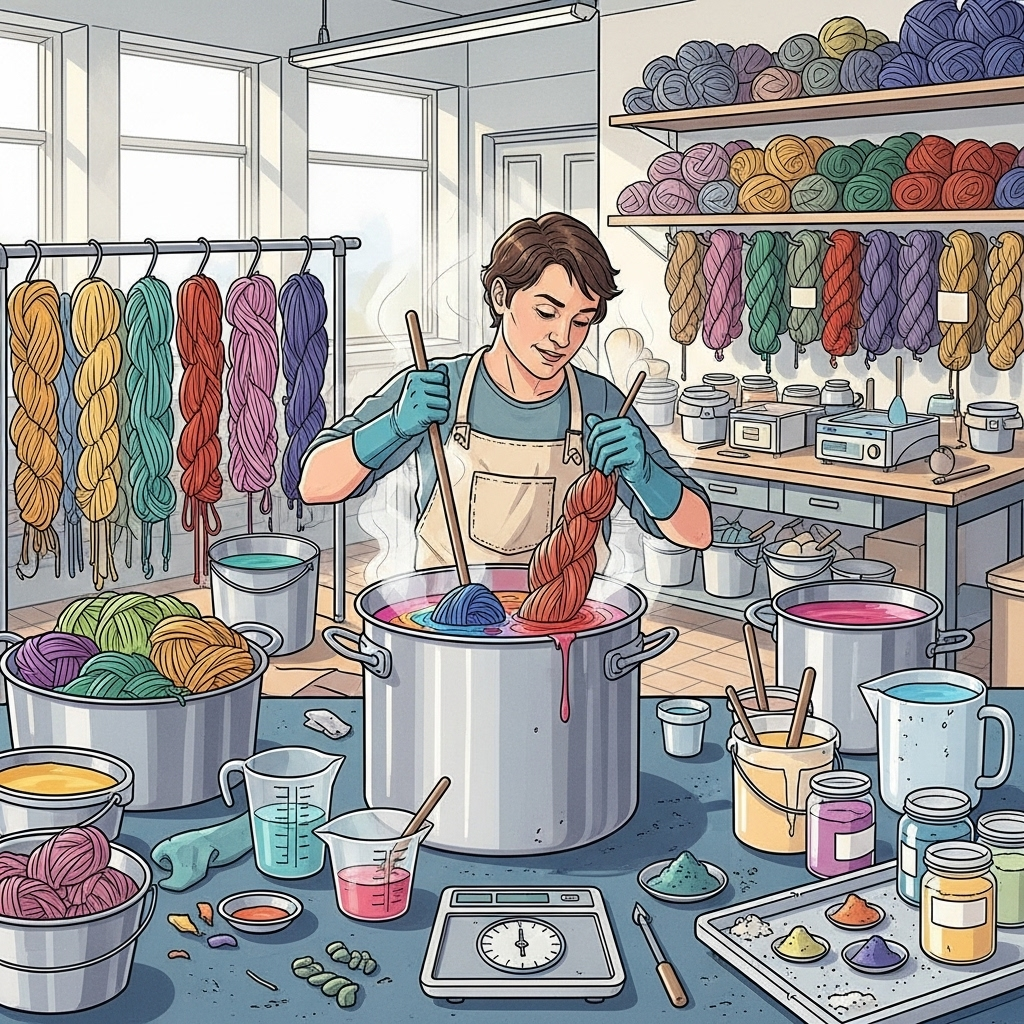 Yarn Dyer Job Description