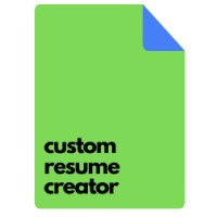 Custom Resume Creator - Recruitment Agency Profile